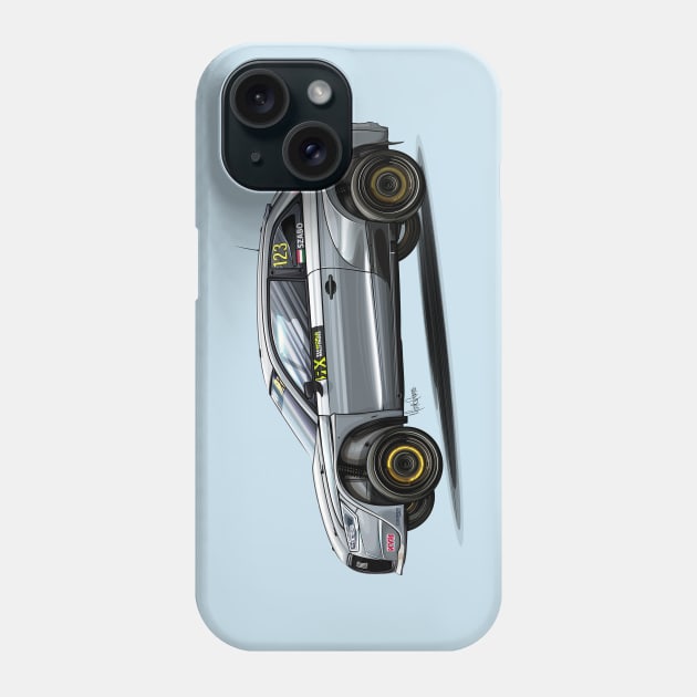 Szabo's Quattro S1 RallyCross Phone Case by Mario Ramos Rally Art