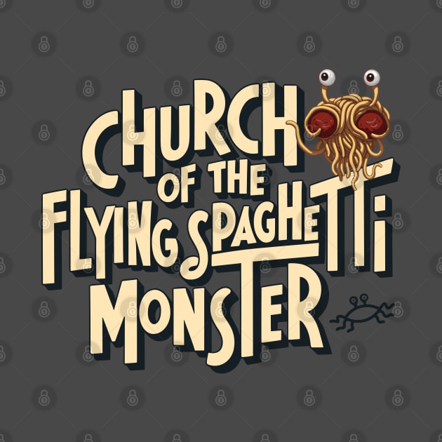 Flying Spaghetti Monster by Beyond T-Shirts