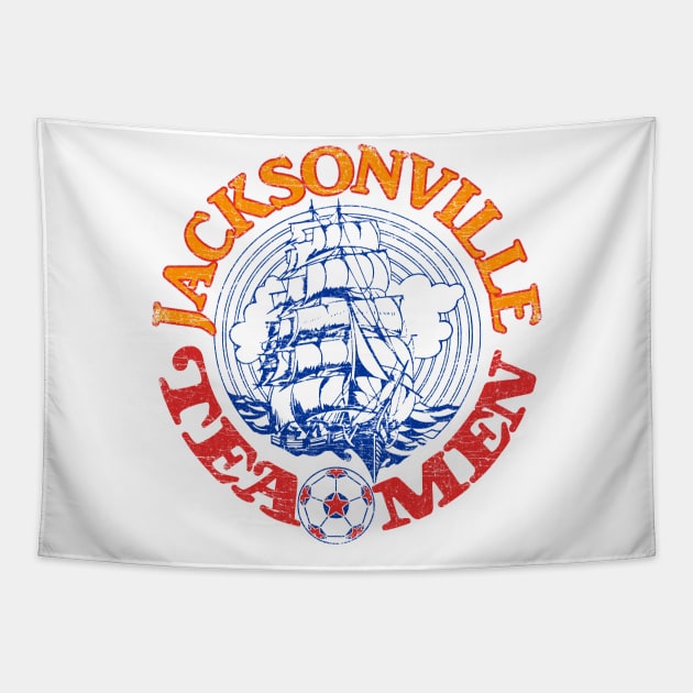 Jacksonville Tea Men Vintage Tapestry by zurcnami