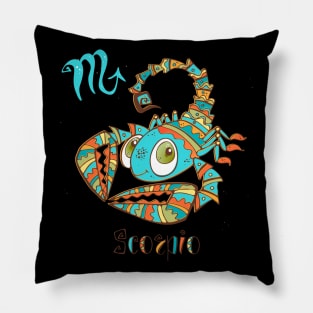 Scorpio zodiac children Pillow