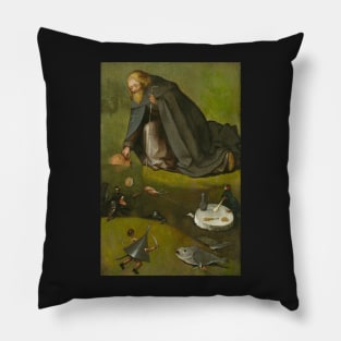 The Temptation of Saint Anthony detail - Hieronymus Bosch Pillow