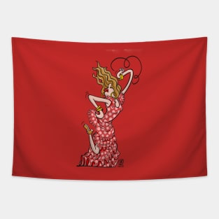 Flamenco dancing Tapestry