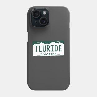 Telluride License Plate Phone Case