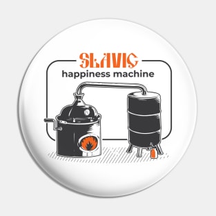 Slavic Happiness Machine Pin