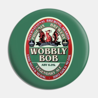 Wobbly Bob Legendary Ale pump clip Pin