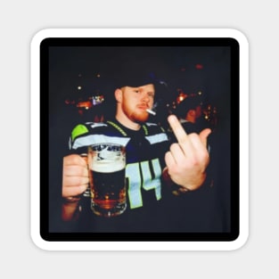 sam darnold trophy flipping Magnet