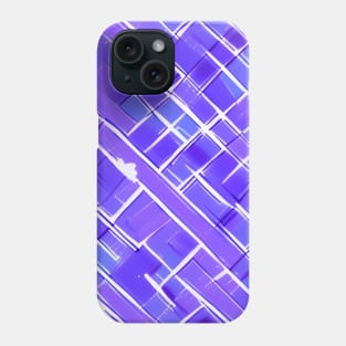 Comic Book Style Purple Brick wall (MD23Bgs008) Phone Case