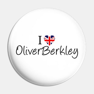 I Love Oliver Berkley Pin