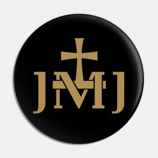 JMJ Jesus Mary Joseph Insignia Pin