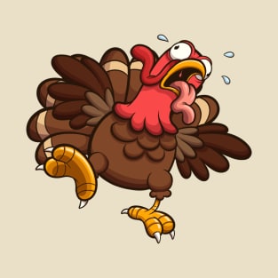 Startled Turkey Gobbling T-Shirt