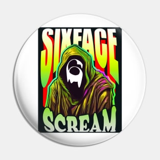 Scream VI (Scream 6) ghostface sixface horror movie graphic design Pin