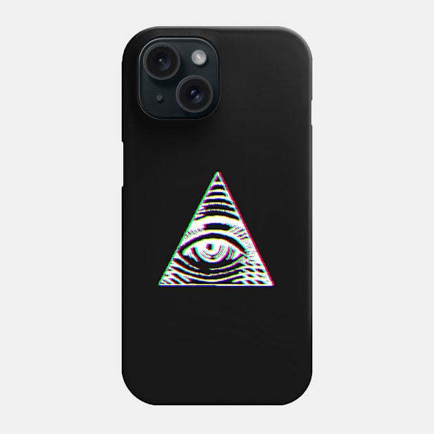 VHS Illuminati Phone Case by pixtees