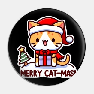 Merry Cat-Mas Pin