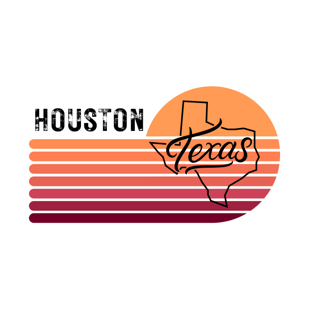 Vintage Texas Houston Souvenir by Novelty-art