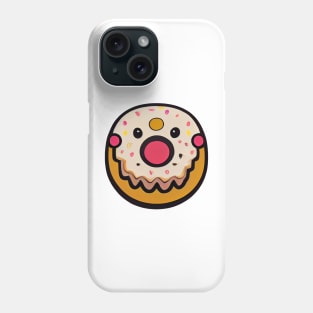 Surprised Donut #2 by dozydonut Phone Case