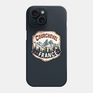 Courchevel France Phone Case