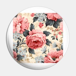 Shabby Chic Flowers Pattern 14 Pin