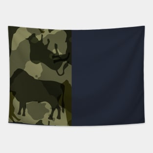 bull camouflage Tapestry