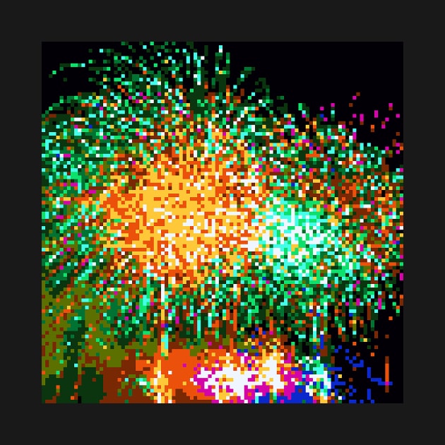 Pixel Firework No.15 by Aleksander37