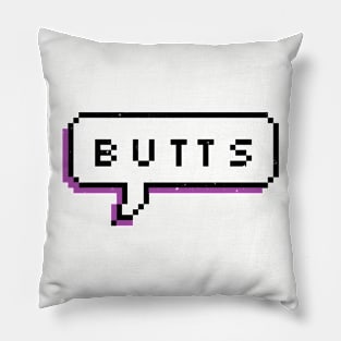 8bits butts Pillow