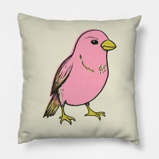 A Pink Bird Pillow