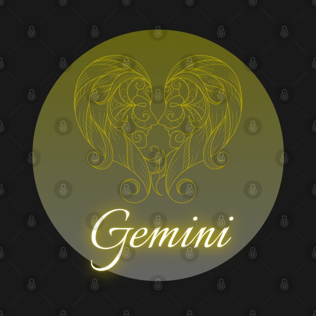 Spherical Zodiac Gemini by Mazzlo Shop