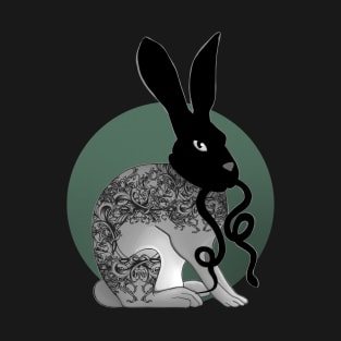 Tattooed riot  rabbit with snake T-Shirt