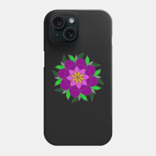 Purple my Flower Phone Case