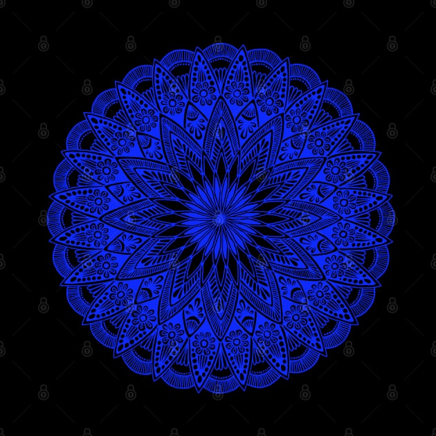 Mandala (blue) by calenbundalas