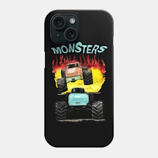 Motor sport Monsters Phone Case