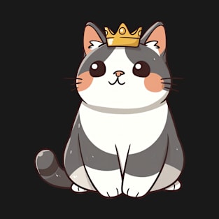 Kawaii Cat Queen T-Shirt