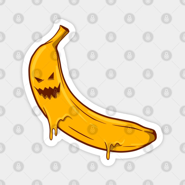 Banana Halloween Magnet by yogisnanda