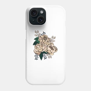 Moody Florals - Cream Phone Case