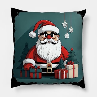 Santa Claus with gifts Pillow