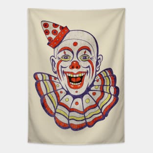 Vintage Circus Clown Tapestry