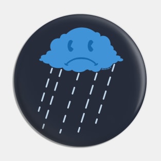 Stormy Little Rain Cloud Pin