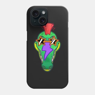 Montgomery Gator Face Sticker Phone Case