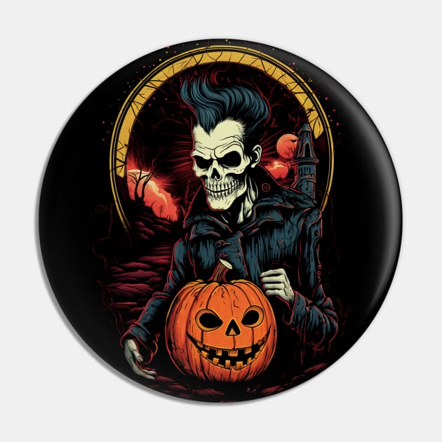 The Guardian of the Halloween Spirit Pin by So Red The Poppy
