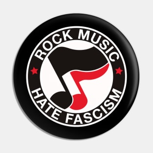 rock music hate fascism Pin