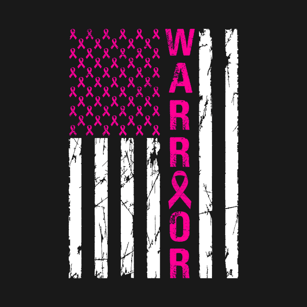 Cancer Warrior American Flag by Stars N Stripes 