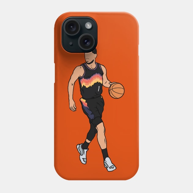 Devin Booker Dribbling Phone Case by rattraptees