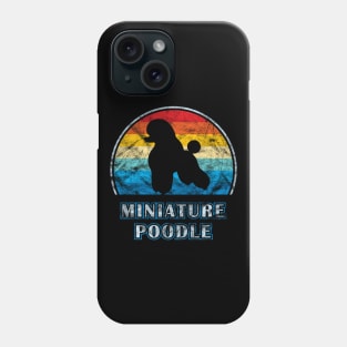 Miniature Poodle Vintage Design Dog Phone Case