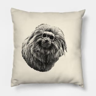 Golden lion tamarin Pillow