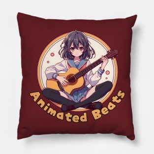 Rock and roll Anime girl Pillow