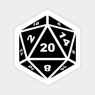 D20 Dice Roll Magnet