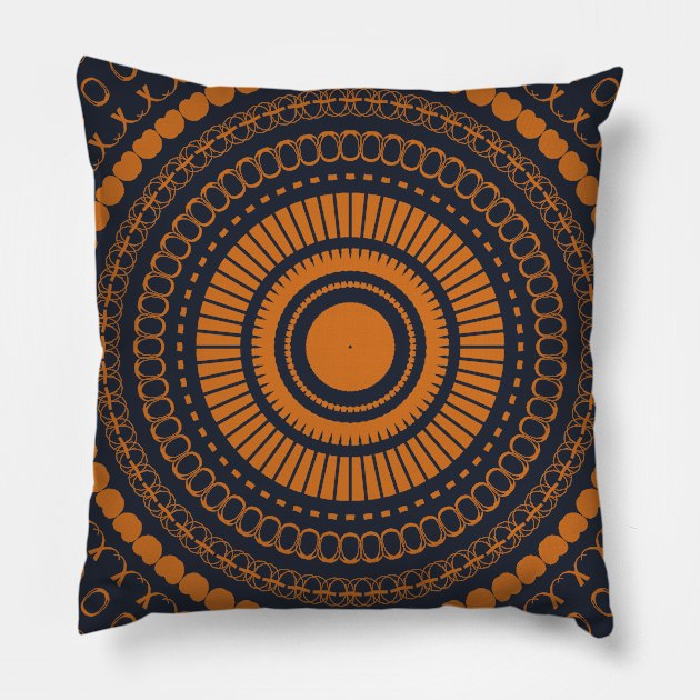 Circular ornamental Pillow by Tuye Project