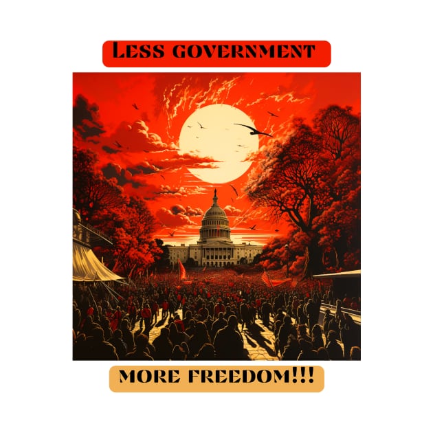 Less government. More Freedom!!! by St01k@