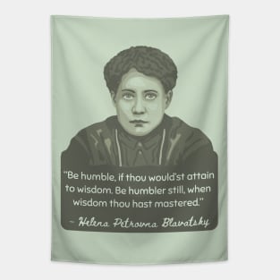 H. P. Blavatsky Portrait and Quote Tapestry