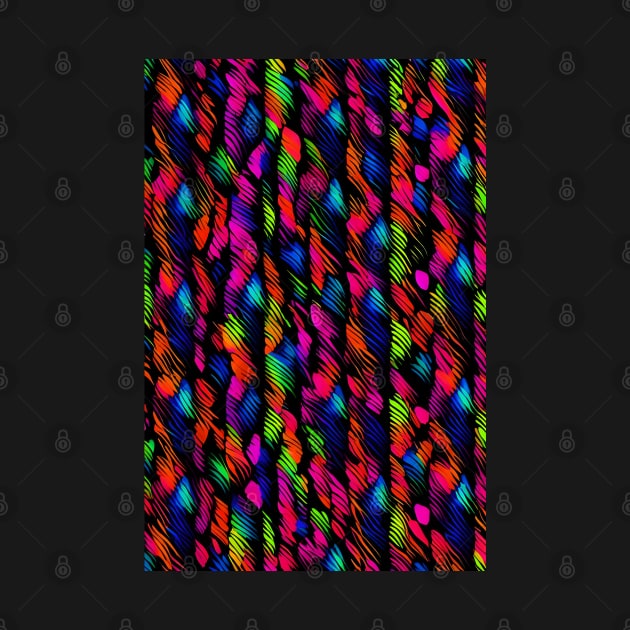 Neon pattern by Spaceboyishere