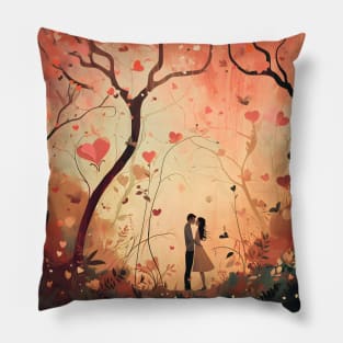 Discover True Romance: Art, Creativity and Connections for Valentine's Day and Lovers' Day Pillow